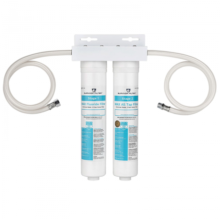 Everest SURVIVOR FILTER(TM) Max&comma; 2-Stage Fluoride and Chlorine In-Line Home Filter - $200.00 at Everest