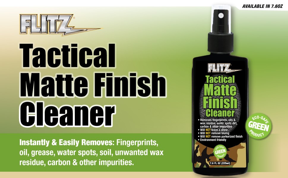 Flitz FLITZ Tactical Matte Finish Cleaner 7.6oz/225ml - $10.44 at Everest