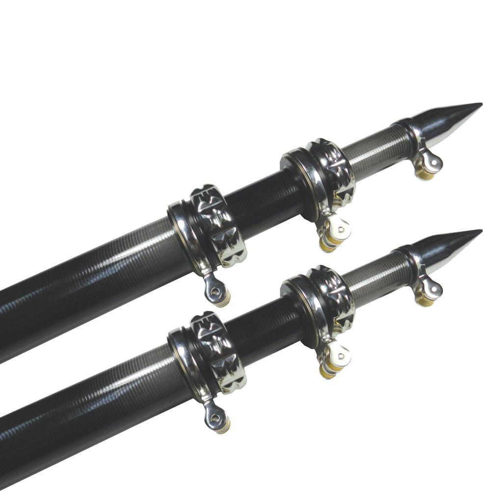 Everest TACO 16' Carbon Fiber Outrigger Poles - Pair - Black - $3348.61 at Everest