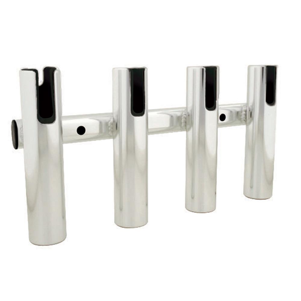 Everest TACO 4-Rod Holder Rack - Brushed Aluminum - $330.62 at Everest