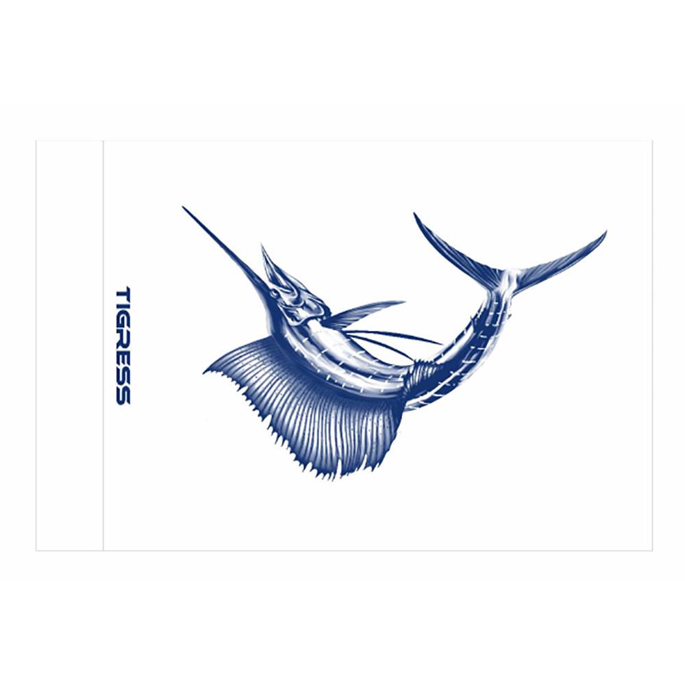 Tigress Sailfish Release Flag - 12 x 18