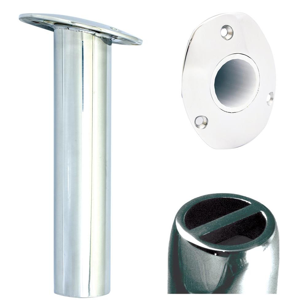 Everest Tigress Oval Head SS Gunnel Mount Rod Holder - 15deg - 9 - $115.51 at Everest