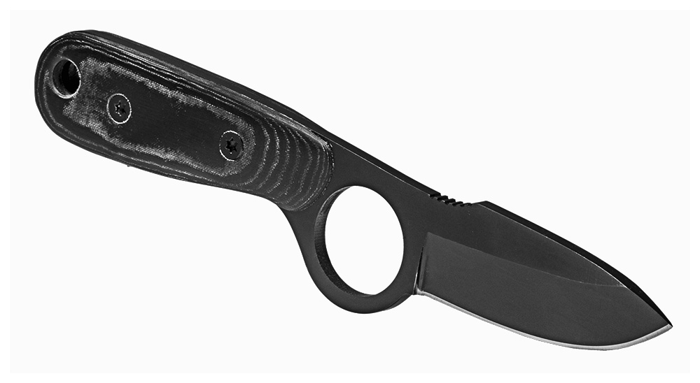Everest 12 Survivors BKE Fixed Blade Knife w/Sheath - Blackened Finish - $29.97 at Everest