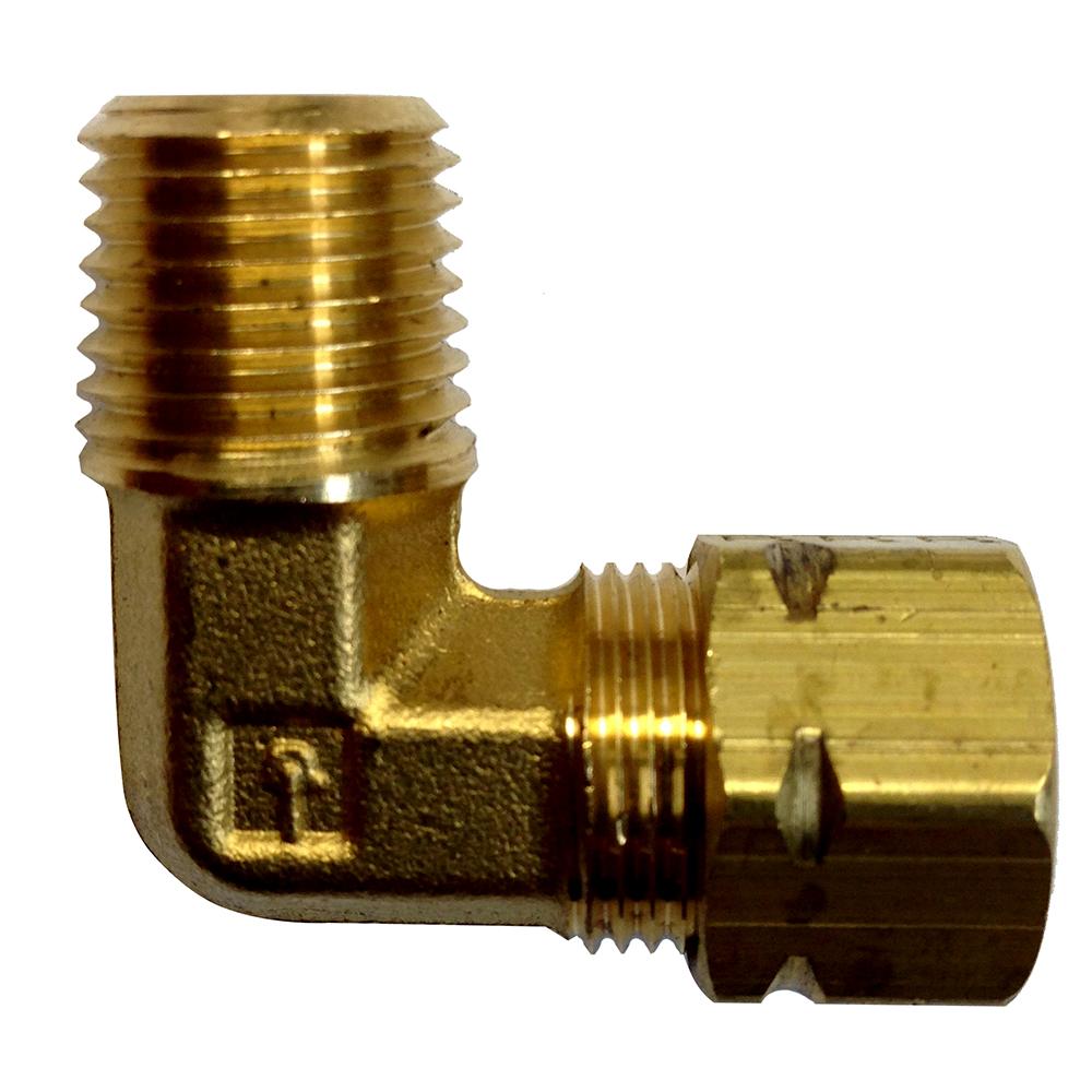 Uflex 90deg Helm Fitting f/UP Series - 1/4 NPT to 3/8 COMP