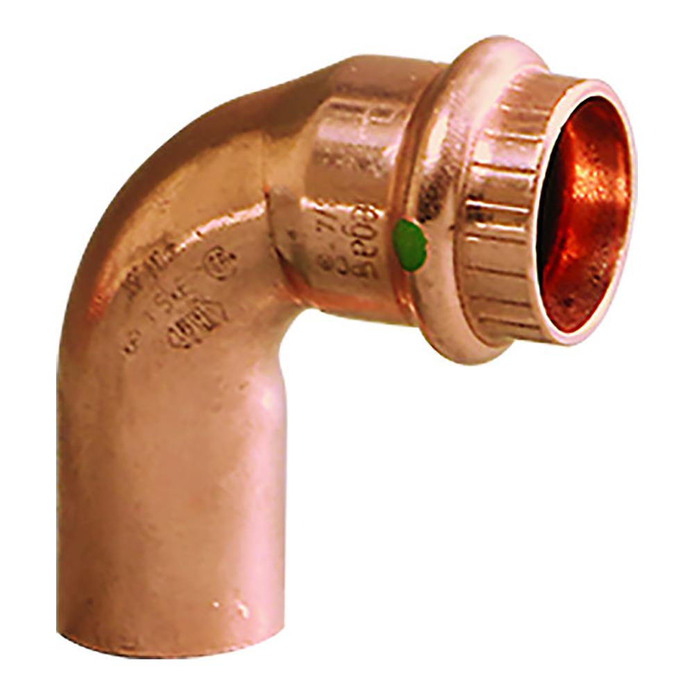 Viega ProPress 3/4 - 90deg Copper Elbow - Street/Press Connection - Smart Connect Technology