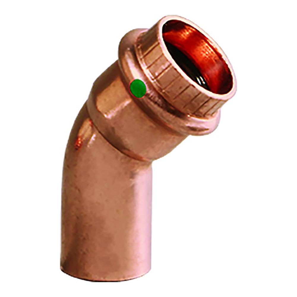 Viega ProPress 3/4 - 45deg Copper Elbow - Street/Press Connection - Smart Connect Technology
