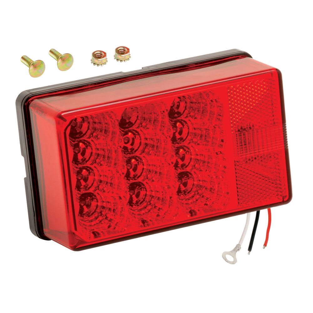 Everest Wesbar 4 x 6 Waterproof LED 7-Function, Right/Curbside w/3 Wire 90 deg Pigtail Trailer Light - $63.60 at Everest