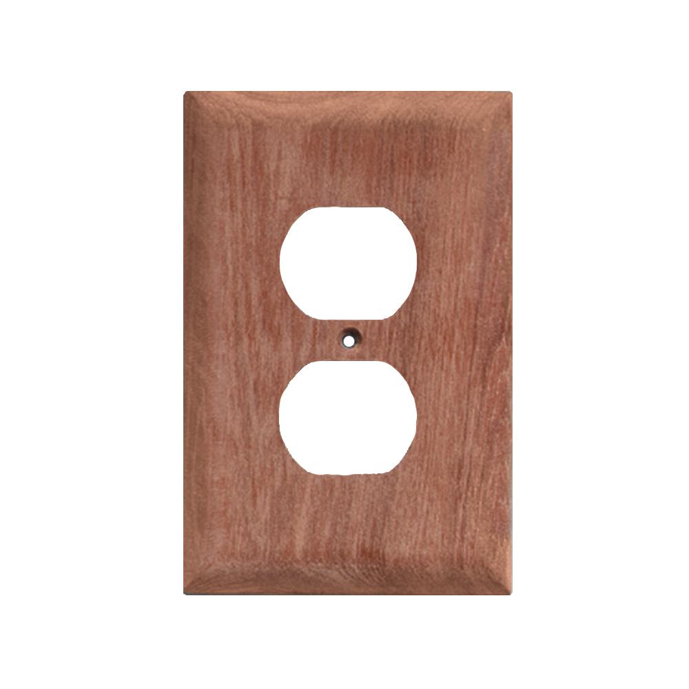 Everest Whitecap Teak Outlet Cover/Receptacle Plate - $11.35 at Everest