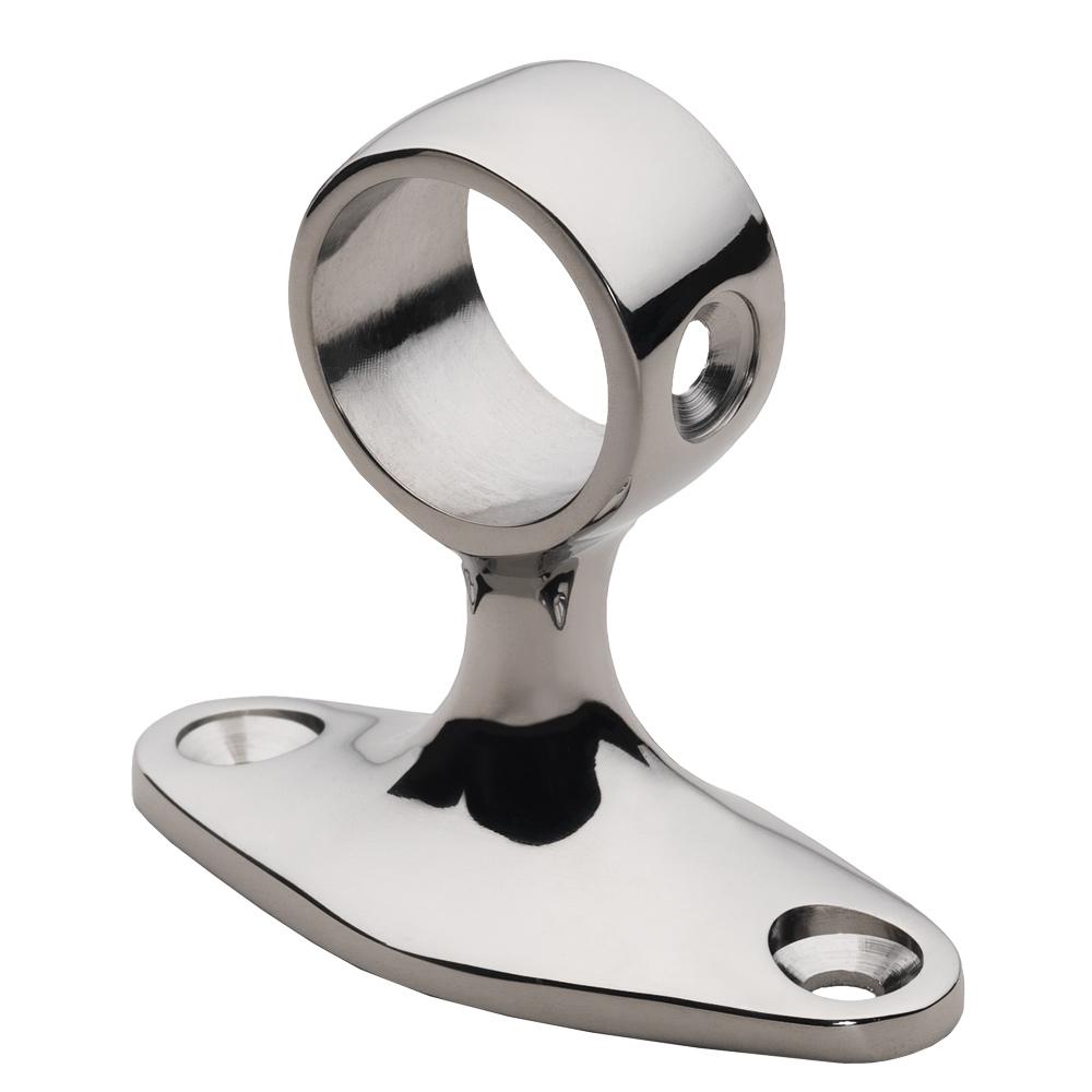 Whitecap 90deg Handrail Stanchion - Center - 316 Stainless Steel - 7/8 Tube O.D.