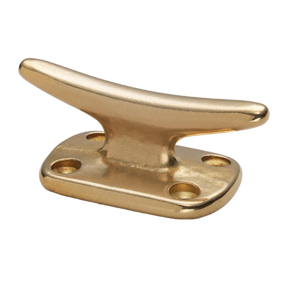 Everest Whitecap Fender Cleat - Polished Brass - 2 - $8.06 at Everest