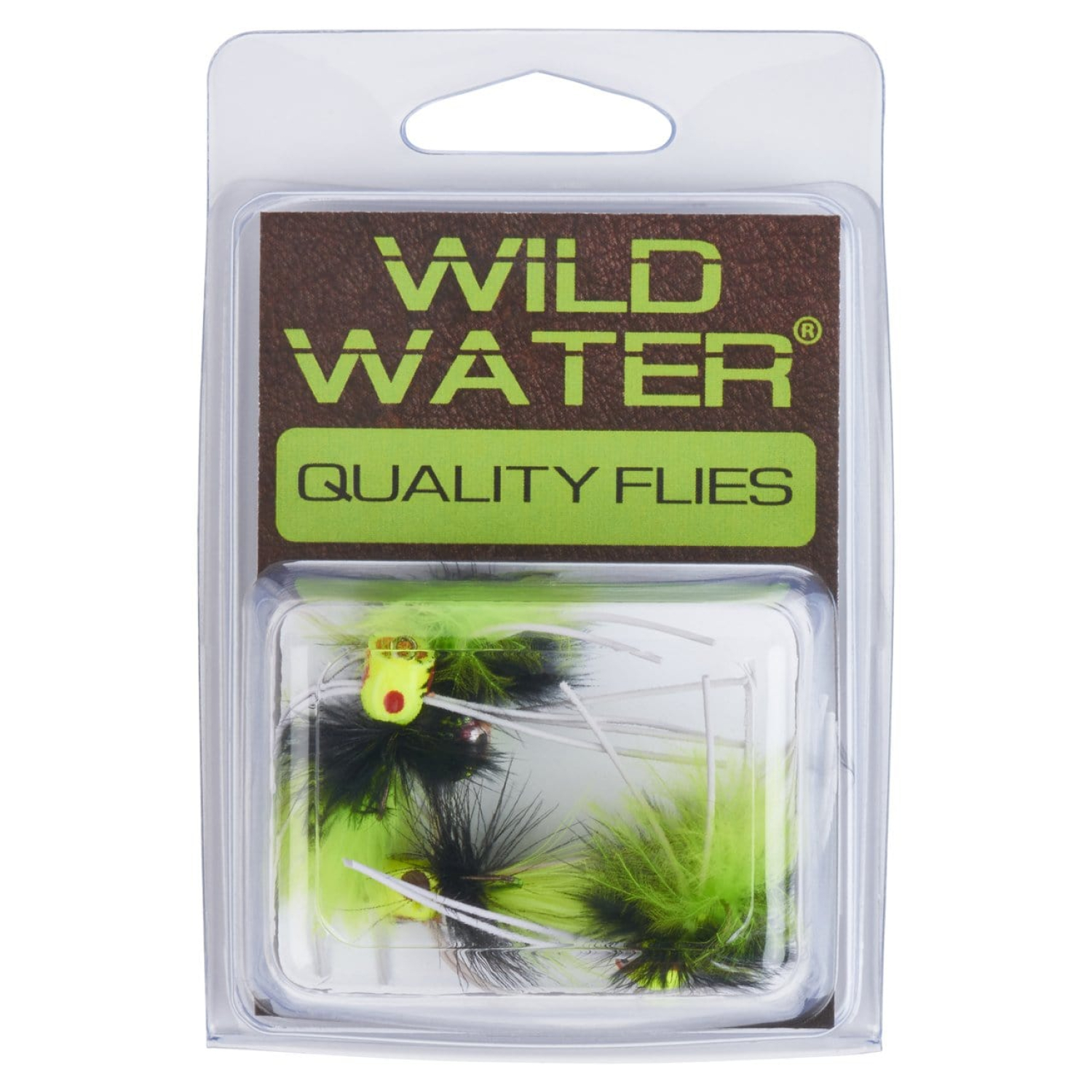 Wild Water Fly Fishing Wild Water Fly Fishing Black and Chartreuse Concave Face Mini Panfish Popper, Size 10, Qty 4 - $17.60 at Everest