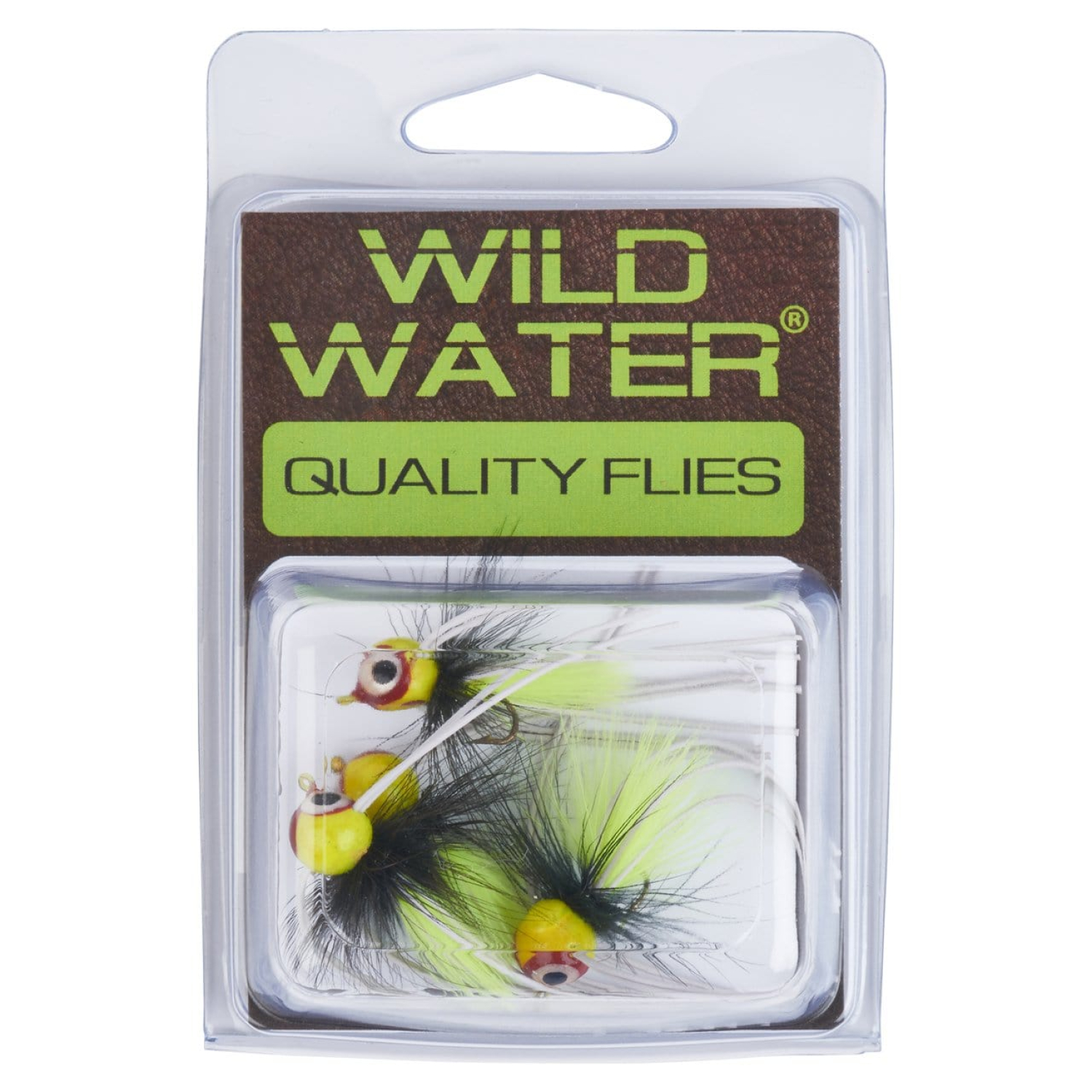Wild Water Fly Fishing Wild Water Fly Fishing Chartreuse and Black Spherical Body Popper, Size 10, Qty. 4 - $16.80 at Everest