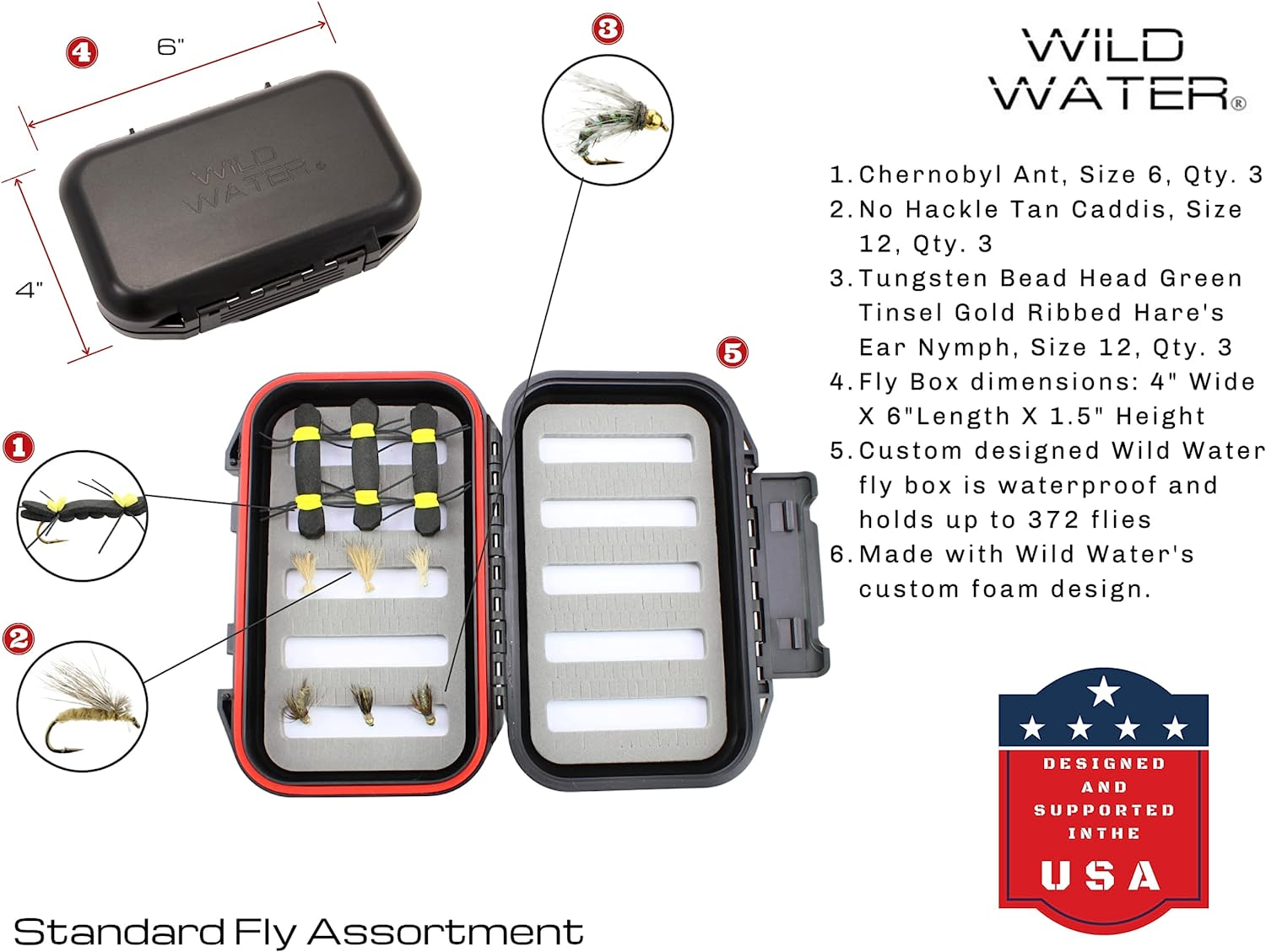 Wild Water Fly Fishing Wild Water Standard Fly Fishing Kit, 9 ft 5/6 wt Rod - $99.00 at Everest