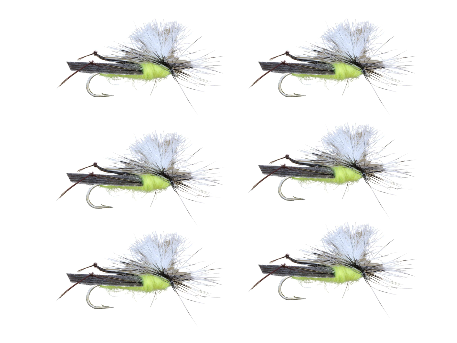 Wild Water Fly Fishing Wild Water Fly Fishing Parachute Hopper, Size 12, Qty. 6 - $10.40 at Everest