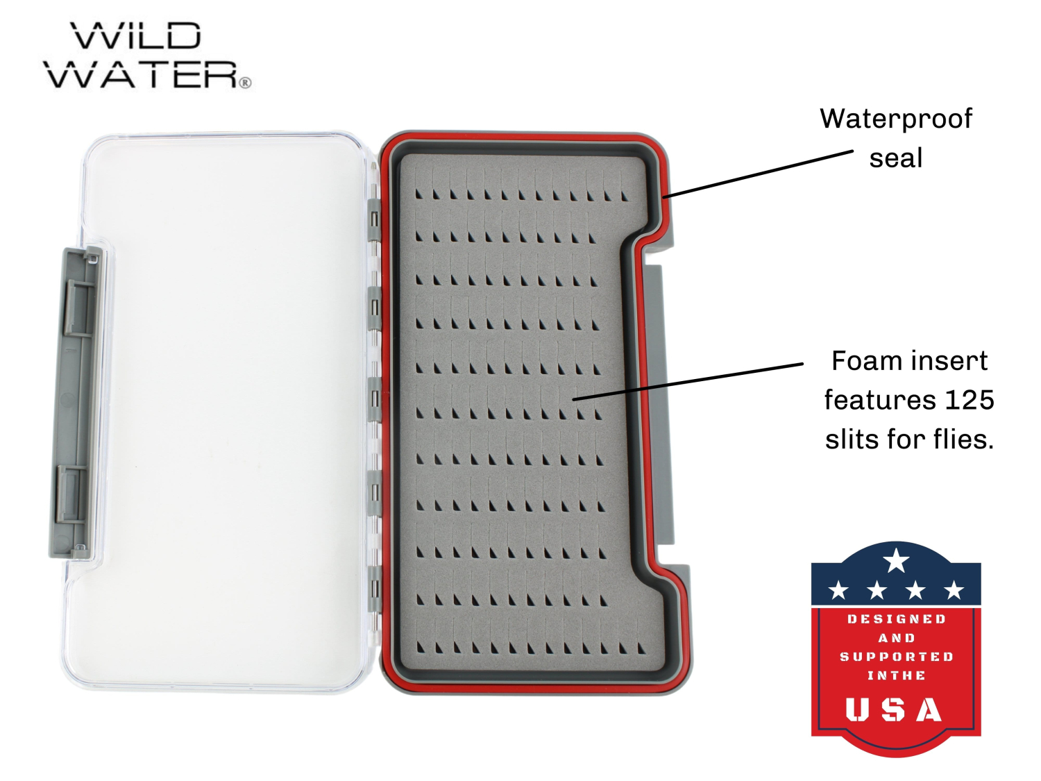 Wild Water Fly Fishing Wild Water Fly Fishing Large Thin Foam Insert Fly Box - $15.99 at Everest
