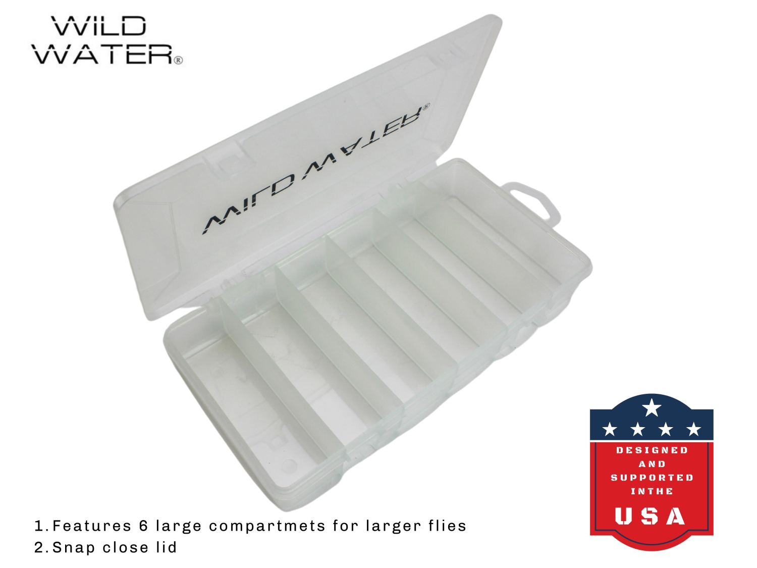 Wild Water Fly Fishing Wild Water Foam Fly Assortment, 40 Flies with Large 6 Section Fly Box - $44.00 at Everest