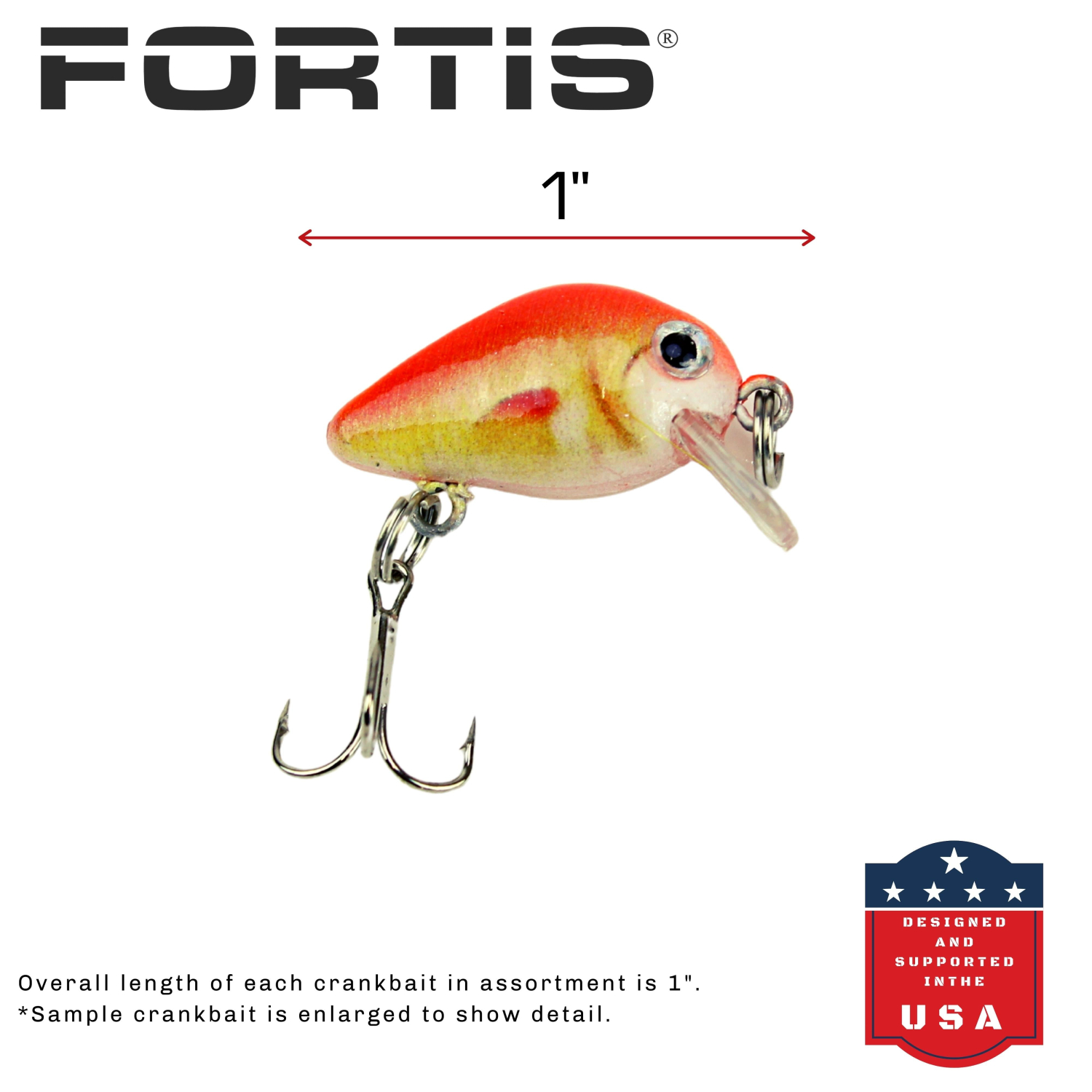 Wild Water Fly Fishing Fortis Mini Crankbait Assortment 3 with 5 Mini Crankbait Lures - $12.00 at Everest