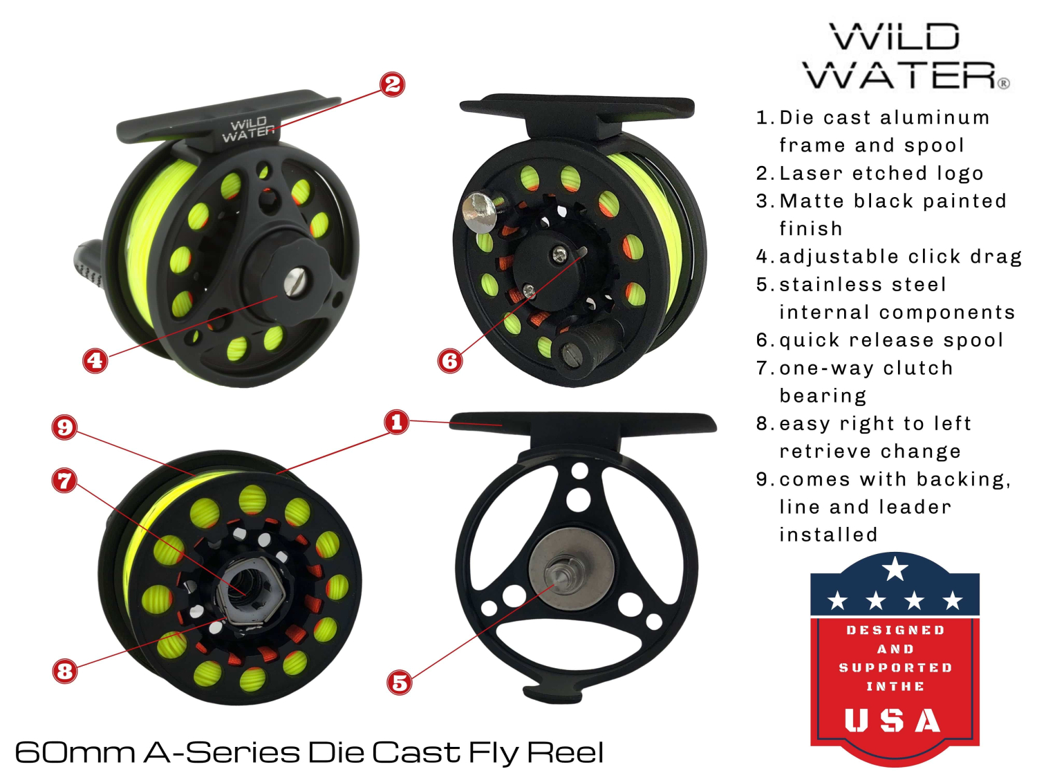 Wild Water Fly Fishing Wild Water Die Cast 3 Weight Fly Reel for Small Fly Rods - $30.00 at Everest