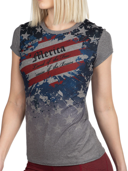 Wsi WSI Sports Women's 'Merica Freedom Tee - $39.00 at Everest
