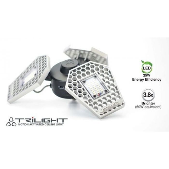STKR TRiLIGHT Motion Activated Ceiling Light main product photo