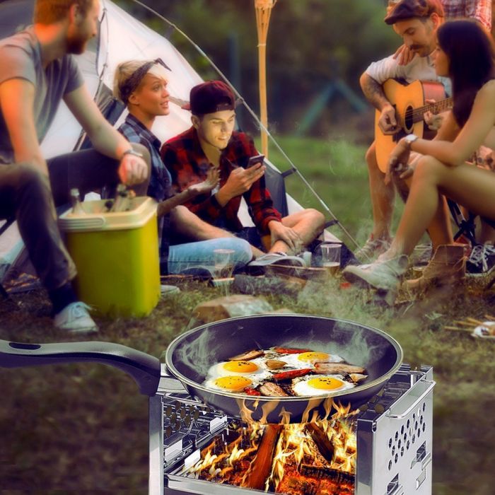 Unigear Camping Folding Wood Stove
