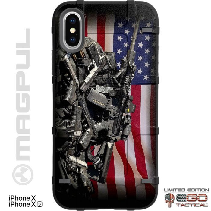 US_American_Flag_2A_Gun_Rights_Weapons_Pile_Phone_Case