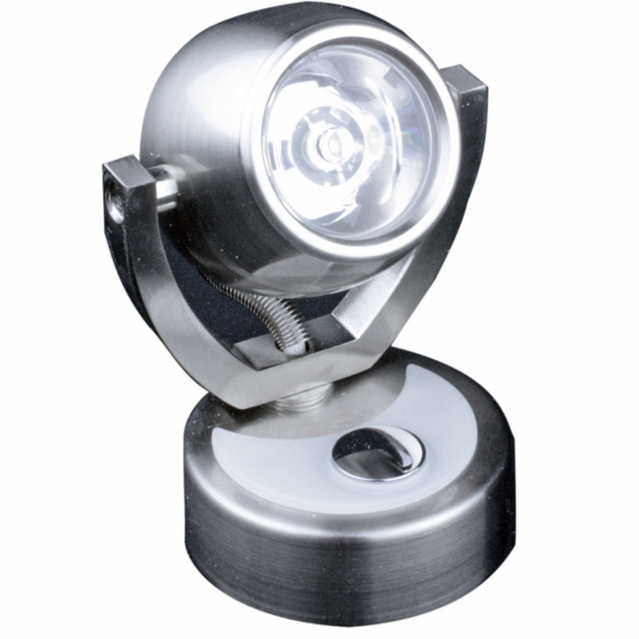 Lunasea_Wall_Mount_LED_Light_w_Touch_Dimming___Warm_White_Brushed_Nickel_Finish___Rotating_Light