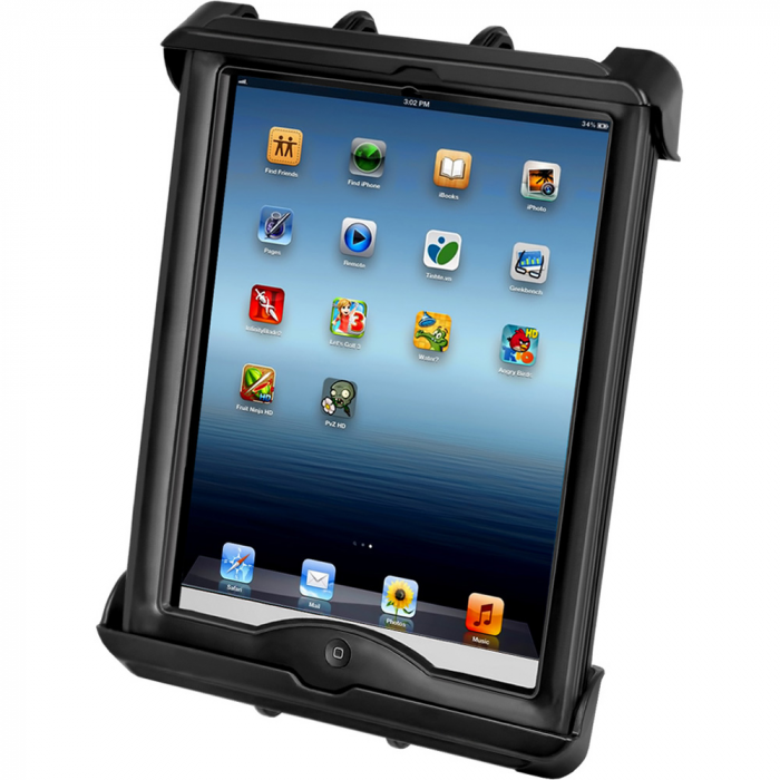 RAM Mount Tab-Tite Universal Clamping Cradle f/Apple iPad w/LifeProof & Lifedge Cases main product photo