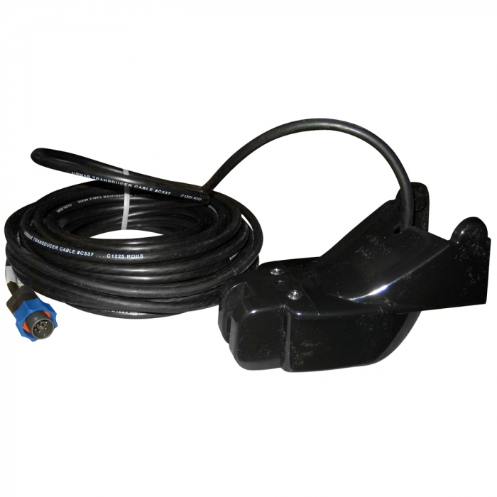 Lowrance_P66_BL_Transom_Mount_Triducer_Multisensor_Blue_Connector