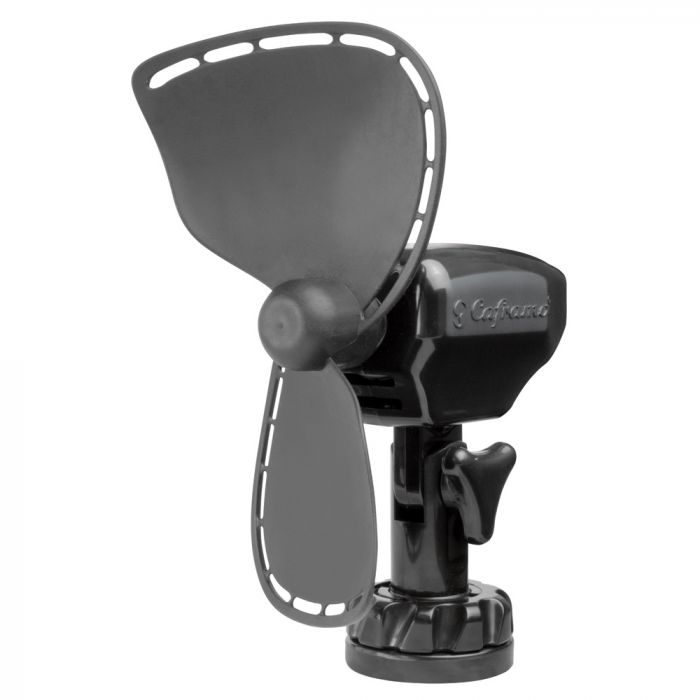 SEEKR Ultimate, 747DCBCS, Direct Wire 12 V, Compact, Without Grill, Easy to Clean, 2-Speed Cabin Fan, 150/200 CFM 13.2 x 6.3 x 20.3 cm, Black : Caframo