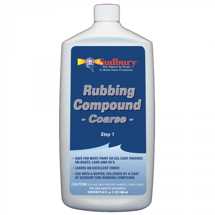 Sudbury Rubbing Compound Coarse - Step 1 - 32oz Fluid main product photo
