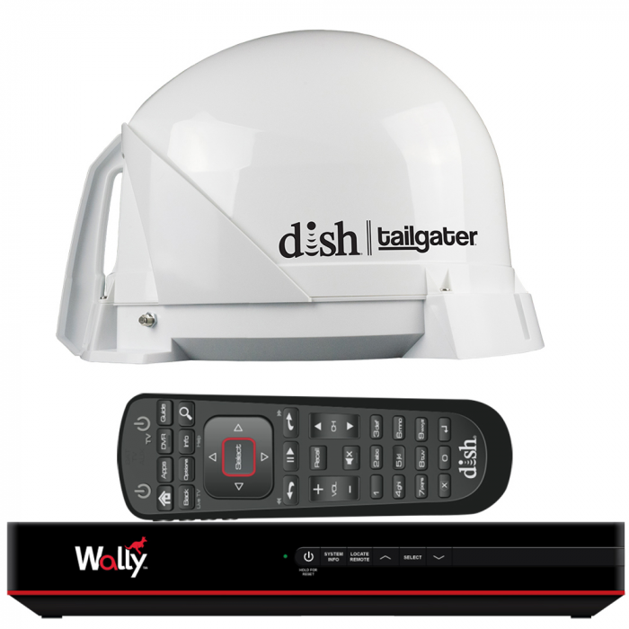 KING_DISH_reg__Tailgater_reg__Satellite_TV_Antenna_Bundle_w_DISH_reg__Wally_reg__HD_Receiver__amp__Cables