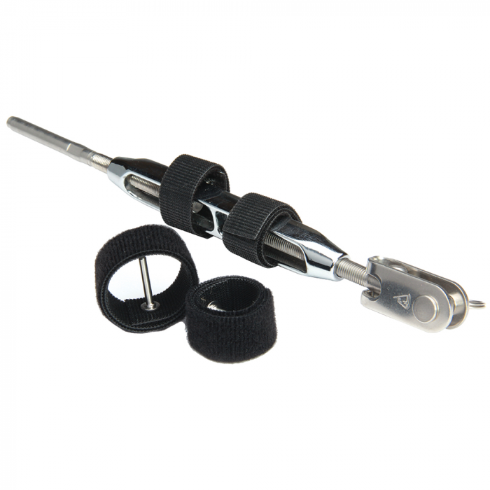 C. Sherman Johnson Wrap Pins Hook & Loop Pin Locking Devices f/Open Body Turnbuckles 1/4" - 2-Pack main product photo
