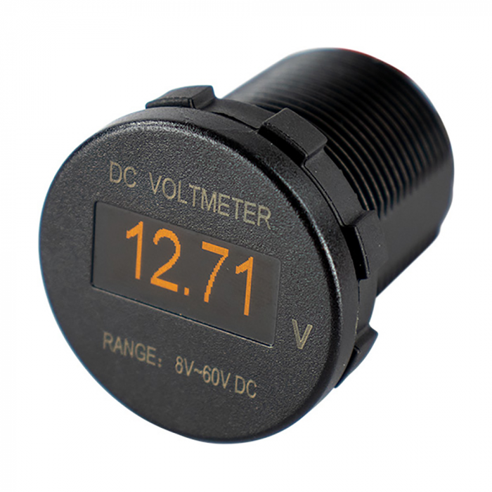 Sea-Dog OLED Voltmeter - Round main product photo