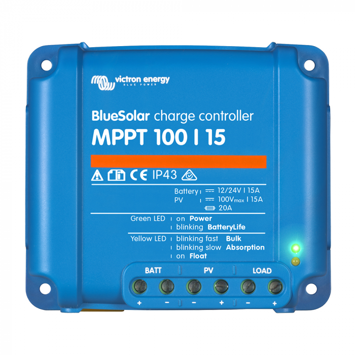 Victron BlueSolar MPPT Charge Controller - 100V - 15AMP main product photo