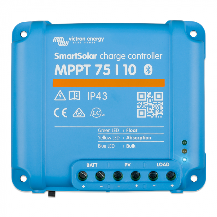 Victron SmartSolar MPPT Charge Controller - 75V - 10AMP main product photo