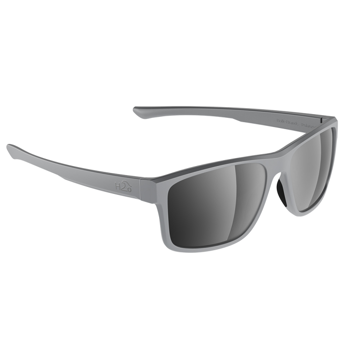 H2Optix Coronado Sunglasses Matt Grey Grey Silver Flash Mirror Lens Cat. 3 AR Coating