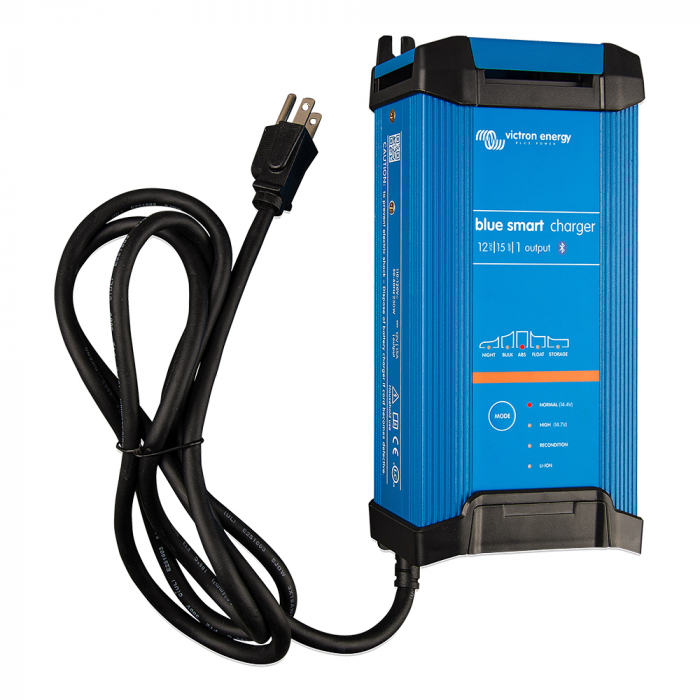 Victron Blue Smart IP22 12VDC 15A 1 Bank 120V Charger - Dry Mount main product photo