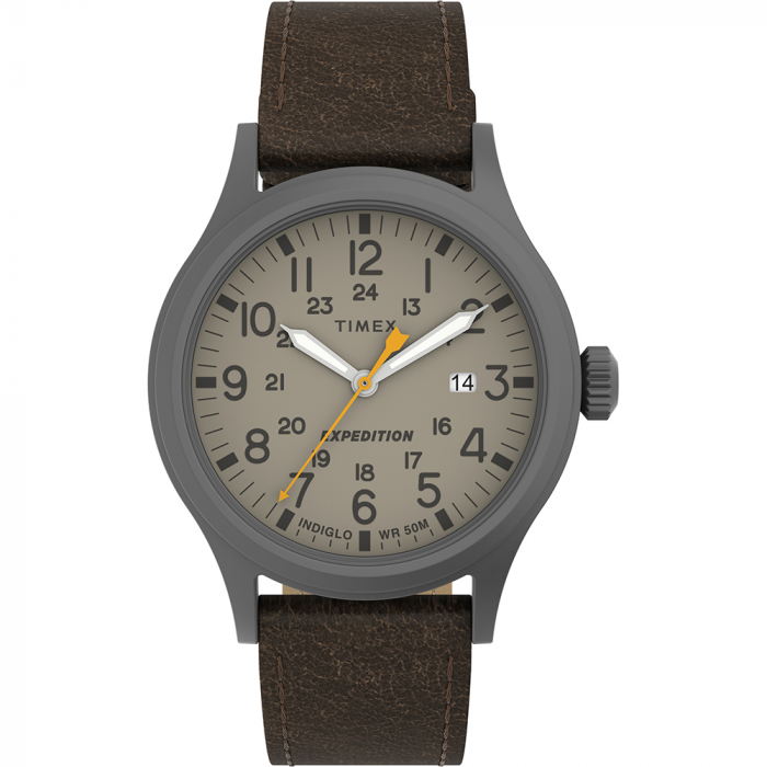 Timex_Expedition_reg__Scout_trade____Khaki_Dial___Brown_Leather_Strap