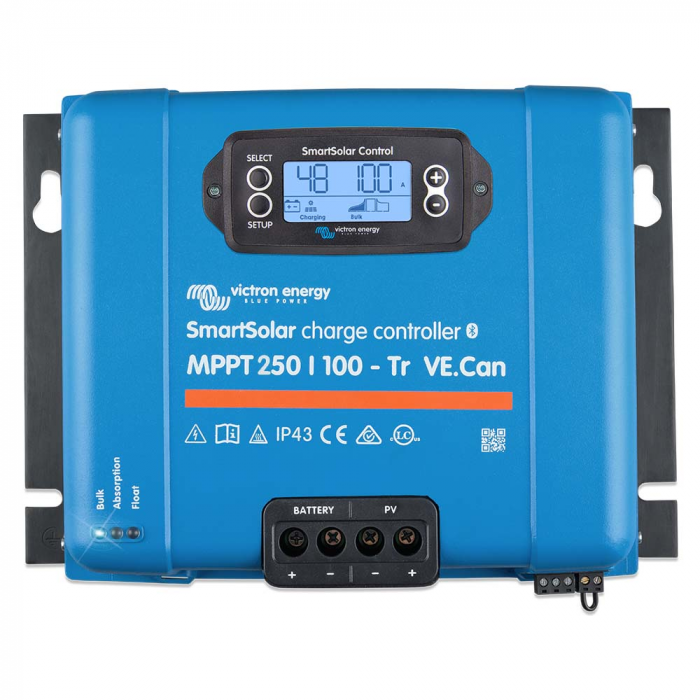 Victron SmartSolar MPPT VE CAN 250V-100A w/VE.CAN Port main product photo