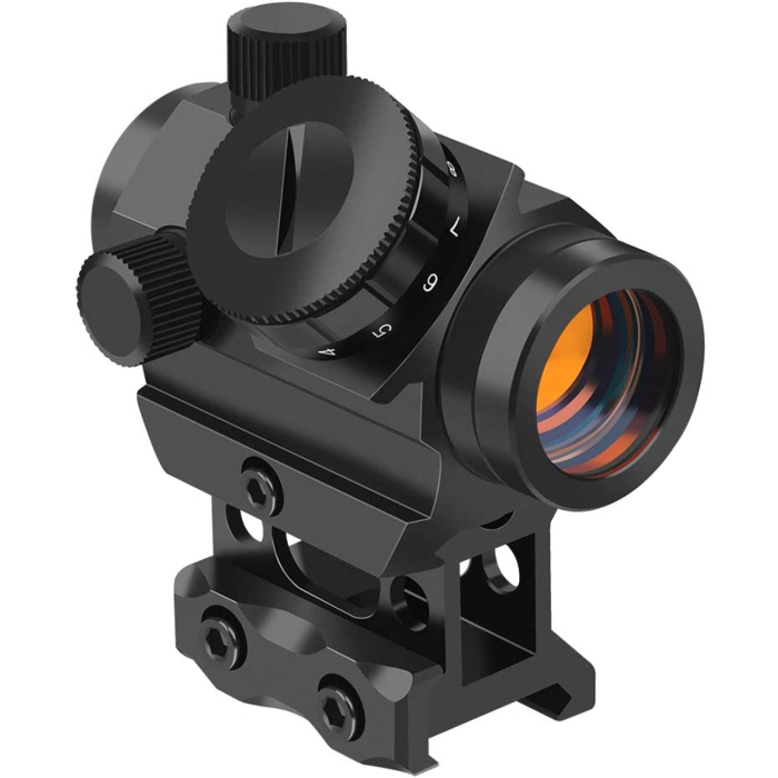 Feyachi RDS-25 Red Dot Sight 4 MOA Micro Red Dot Gun Sight Rifle Scope with 1 inch Riser Mount main product photo