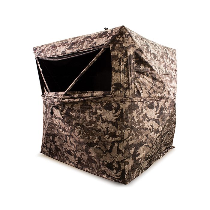 HME 3 Person Hub Ground Blind Cervidae Camo main product photo