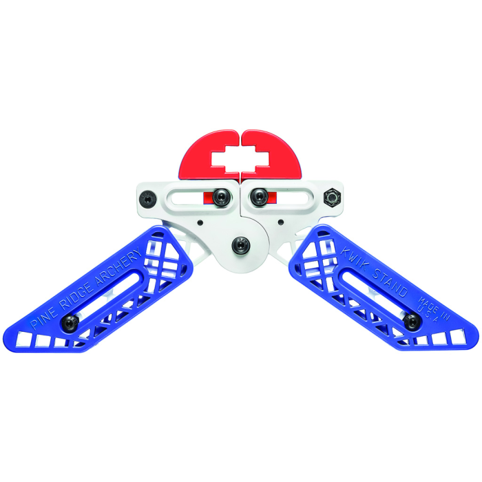 Pine_Ridge_Kwik_Stand_Bow_Support_White_Red_Blue