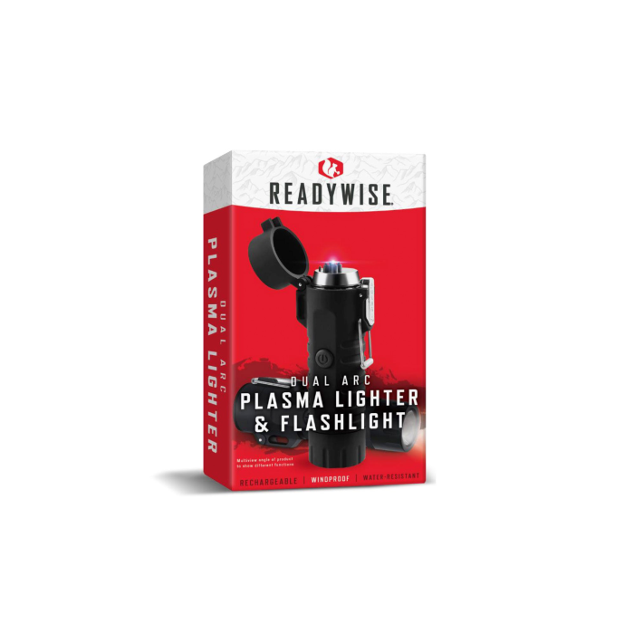 ReadyWise_Plasma_Lighter_with_Flashlight__Rechargable___NEW