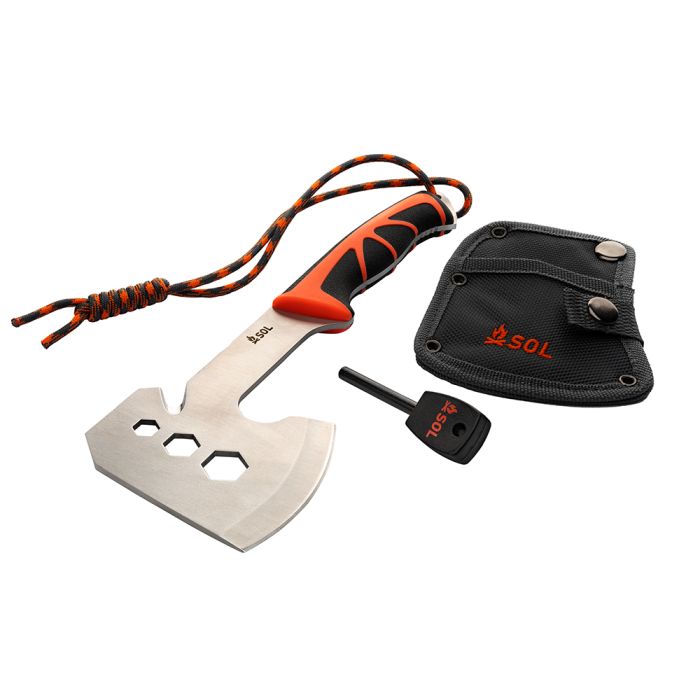 S.O.L. Survive Outdoors Longer Stoke Camp Hatchet main product photo