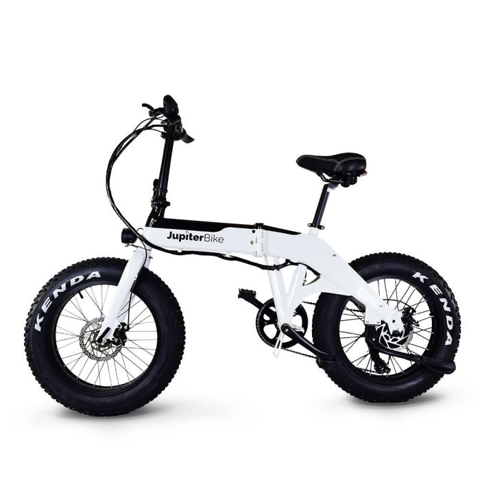 Jupiter Bike Defiant Fat Tire Electric Bike White main product photo