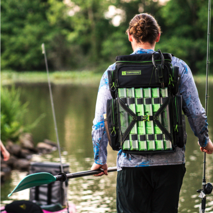 Evolution Fishing Drift Series 3600 Tackle Backpack - Green