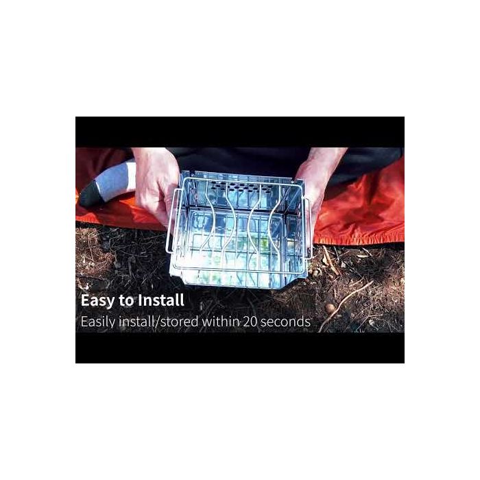 Unigear Camping Folding Wood Stove