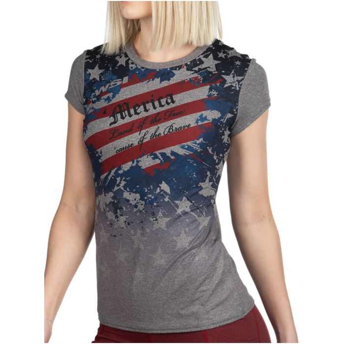 WSI Sports Women's 'Merica Freedom Tee main product photo